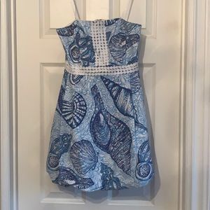 Strapless bubble dress